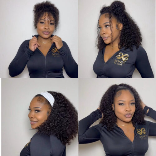 Kinky Curly Flipover/Half Wig