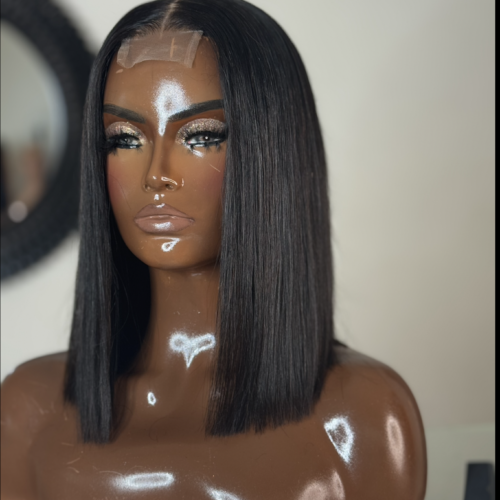 Straight Raw Hair Closure Wig (2x6)